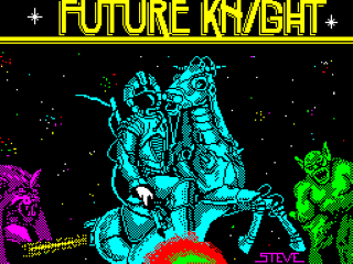 Future Knight title screen for ZX Spectrum